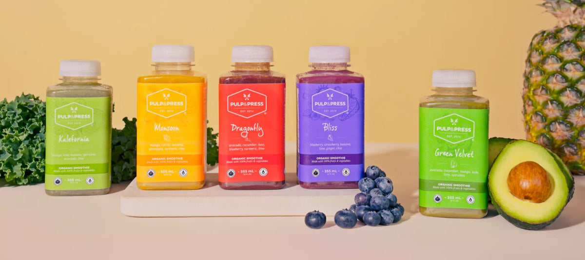 Organic Fruit & Vegetable Cleanse Detox Smoothies Pulp & Press Pulp