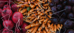 Beets, and carrots.