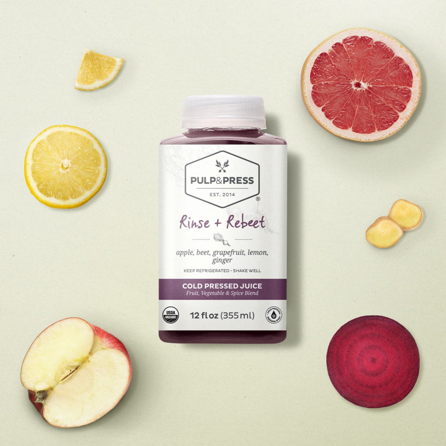 Cold Pressed Juice + Wellness Shot Sampler Pack Pulp & Press Pulp