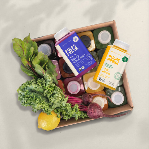 Box of Pulp and Press Complete Cleanse Cold Pressed Juice.
