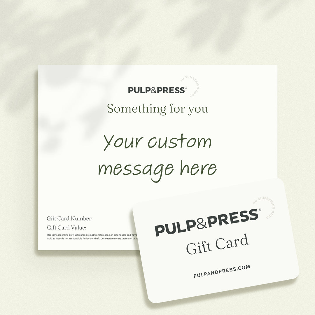Gift Card Package Pulp & Press Canada Inc.